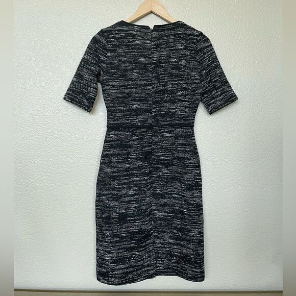 Banana Republic Textured Fitted Structured Career Dress 0 - Picture 2 of 3